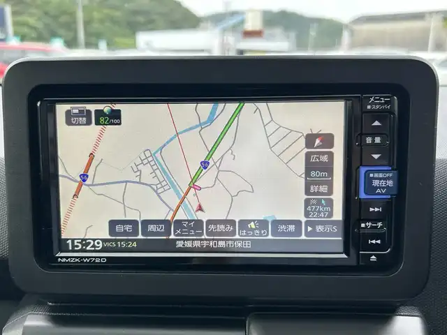 ダイハツ タフト G クロムベンチャー 愛媛県 2022(令4)年 5.2万km ブラックマイカメタリック ワンオーナー/ガラスルーフ/ルーフレール/純正ナビ /・Bluetooth/・CD/DVD/USB/フルセグTV /全周囲カメラ/バックカメラ/ドライブレコーダー/ETC/衝突被害軽減ブレーキ/オートマチックハイビーム/LEDオートヘッドライト/コーナーセンサー/シートヒーター(D席＋N席)/純正15インチAW/ステアリングスイッチ/スペアキー/保証書/取扱説明書