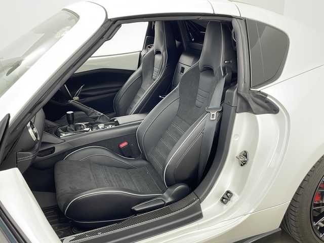 マツダ ロードスター ＲＦ RS 兵庫県 2022(令4)年 1.8万km スノーフレイクホワイトパールマイカ 純正マツダコネクトナビ/ＣＤ/DVD/フルセグ/BT/バックカメラ/ETC/６MT/BOSEサウンド/電動オープン/純正RECAROシート/ハーフレザー/シートヒーター/純正Brembo社製ブレーキシステム/純正BBS社製17インチアルミホイール/FUJITSUBO製マフラー/純正ビルシュタインダンパー/Rmagicローダウンスプリング/純正OPエアロ