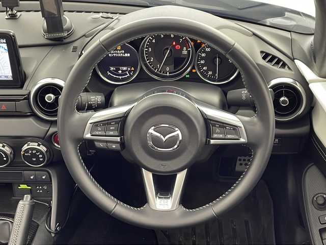 マツダ ロードスター ＲＦ RS 兵庫県 2022(令4)年 1.8万km スノーフレイクホワイトパールマイカ 純正マツダコネクトナビ/ＣＤ/DVD/フルセグ/BT/バックカメラ/ETC/６MT/BOSEサウンド/電動オープン/純正RECAROシート/ハーフレザー/シートヒーター/純正Brembo社製ブレーキシステム/純正BBS社製17インチアルミホイール/FUJITSUBO製マフラー/純正ビルシュタインダンパー/Rmagicローダウンスプリング/純正OPエアロ