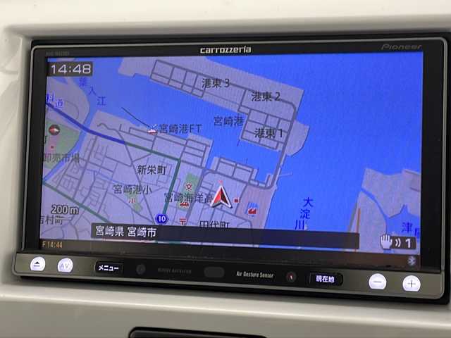 スズキ ハスラー X 宮崎県 2014(平26)年 5.8万km キャンディピンクメタリック/ホワイト2トーンルーフ レーダーブレーキサポート/社外7インチSDナビ/フルセグTV/CD/DVD/Bluetooth/バックカメラ/シートヒーター/HIDヘッドライト/アイドリングストップ/純正15インチAW/ETC/保証書/取扱説明書