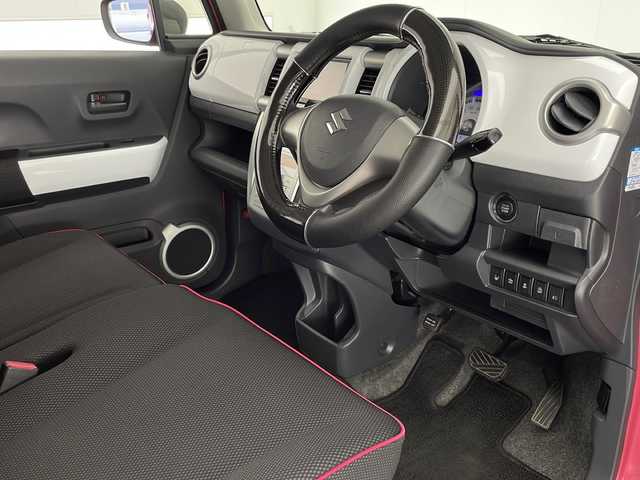 スズキ ハスラー X 宮崎県 2014(平26)年 5.8万km キャンディピンクメタリック/ホワイト2トーンルーフ レーダーブレーキサポート/社外7インチSDナビ/フルセグTV/CD/DVD/Bluetooth/バックカメラ/シートヒーター/HIDヘッドライト/アイドリングストップ/純正15インチAW/ETC/保証書/取扱説明書