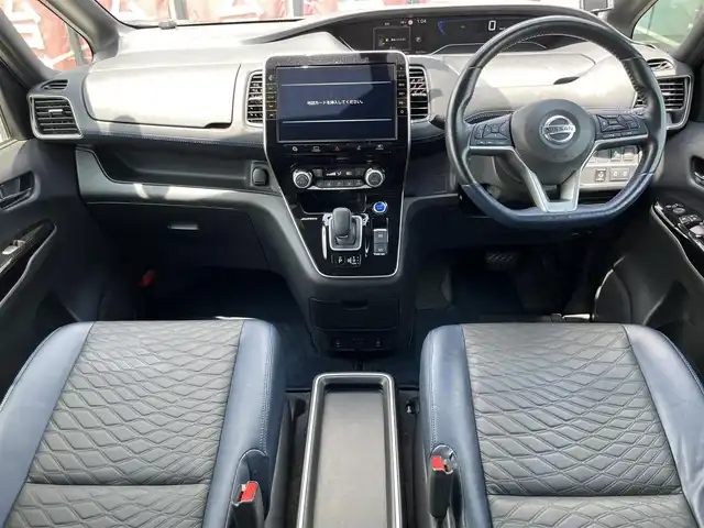 日産 セレナ e-パワー オーテック セーフティPKG 奈良県 2020(令2)年 6.3万km カスピアンブルー 純正１０インチナビ　/(DVD/CD/BT)/純正フリップダウン　/プロパイロット　/全方位カメラ　/フルセグＴＶ　/ＢＳＭ　/ステアリングヒーター　/セーフティパックＢ　/オーテック専用レザーシート　/レーンキープアシスト /シートヒーター