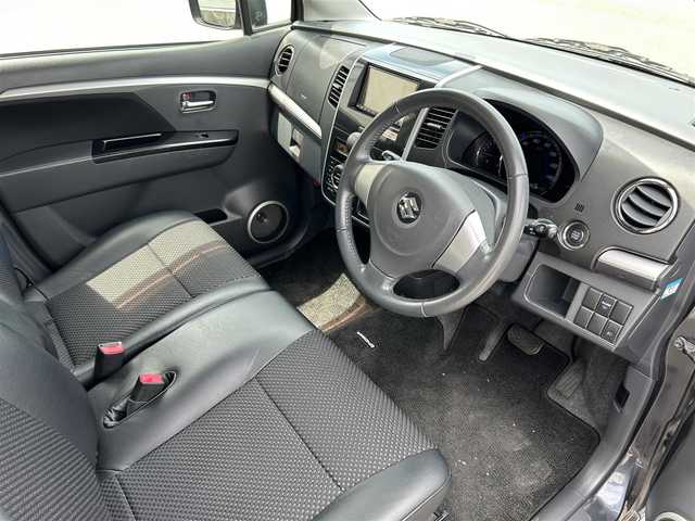 スズキ ワゴンＲ スティングレー リミテッド 新潟県 2011(平23)年 6.4万km ルナグレーパールメタリック 社外メモリナビ/（AM/FM/ワンセグ/CD/SD）/バックカメラ/前方ドラレコ/盗難防止装置/オートライト/プッシュスタート/純正フロアマット/ドアバイザー