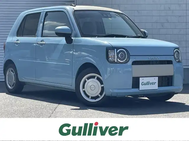 ダイハツ ミラ トコット X SA Ⅲ 道東・釧路十勝 2019(令1)年 2.3万km サニーデイブルーメタリック 4WD/純正ナビ/フルセグTV/衝突軽減ブレーキ/夏タイヤ4本積込/ETC/コーナーセンサー/プッシュスタート/スマートキー/オートハイビーム/LEDヘッドライト/スマートアシスト