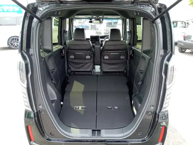 ホンダ Ｎ ＢＯＸ カスタム L 福井県 2021(令3)年 3.7万km クリスタルブラックパール 衝突被害軽減システム/レーダークルーズコントロール/純正ディーラーオプションナビ（VXM-214VFi）/・（フルセグTV/CD/DVD/Bluetooth）/バックカメラ/ビルトインETC/前方ドライブレコーダー/両側パワースライドドア/革調シートカバー/サンシェード/純正14インチAW/純正フロアマット/スマートキー