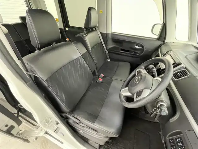 ダイハツ タント カスタム X トップED SA Ⅲ 群馬県 2018(平30)年 8.3万km パールホワイトⅢ 禁煙車　社外ナビ　フルセグ　Ｂｌｕｅｔｏｏｔｈ　全方位カメラ　両側パワスラ　衝突軽減システム　シートヒーター　オートマチックハイビーム　アイドリングストップ　横滑り防止装置　ドラレコ　コーナセンサー