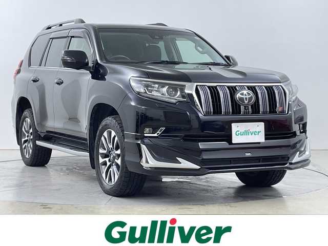 トヨタ ランドクルーザー プラド TZ－G 道央・札幌 2022(令4)年 3.6万km アティチュードブラックマイカ ・4WD /寒冷地仕様/ディーゼル/・トヨタセーフティセンス/・プリクラッシュセーフティ/・レーダークルーズコントロール/・ブラインドスポットモニター/・純正ナビ  フルセグTV/BT/USB/・サンルーフ / モデリスタエアロ/・パノラミックビュー/バックカメラ /・レザーシート/パワーシート/シートヒーター/・サードシート電動格納式/・社外ドラレコ前後/純正エンジンスターター/・LEDライト/オートマチックハイビーム/・スタッドレスタイヤAW積込/・ETC2.0ビルトイン