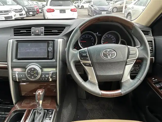 トヨタ マークＸ PREMIUM 茨城県 2013(平25)年 1.3万km ダークレッドマイカメタリック モデリスタエアロ/横滑防止装置/前後コーナーセンサー/レザーシート/前席シートヒーター/前席パワーシート/純正１８インチアルミホイール/HIDオートライト/社外フロアマット/スマートキー/プッシュスタート/クルーズコントロール/電動リアサンシェード/早朝パネル/革巻きステアリング/ステアリングリモコン/ビルトインETC/記録簿/保証書
