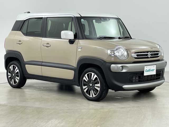 スズキ クロスビー HYBRID MV 道央・札幌 2024(令6)年 5.1万km キャラバンアイボリーパールメタリック/ホワイト 2トーンルーフ ・4WD/・社外ナビ&CD&DVD&BT/・バックカメラ/・デュアルカメラブレーキサポート/・クルーズコントロール/・コーナーセンサー/・横滑り防止装置/・アイドリングストップ/・前席シートヒーター/・パドルシフト/・純正フロアマット/・ビルトインETC/・LEDヘッドライト/・オートライト/・スマートキー