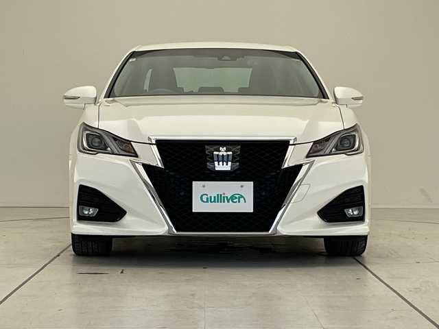 トヨタ クラウン ハイブリッド アスリートS 愛知県 2017(平29)年 4.4万km ホワイトパールクリスタルシャイン 純正8型ナビ/レーダークルーズコントロール/シートヒーター/バックカメラ/パワーシート/コーナーセンサー/純正アルミホイール/ステアリングヒーター/オートマチックハイビーム/ドライブレコーダー/ＥＴＣ/衝突軽減システム/フルセグ/CD DVD/Bluetooth/ステアリングスイッチ/スマートキー/プッシュスタート