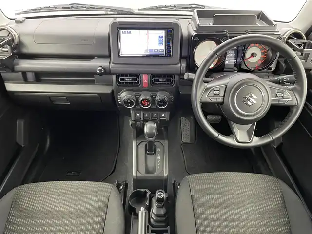 スズキ ジムニー シエラ JC 富山県 2020(令2)年 5万km ジャングルグリーン ４WD/純正ナビ（CD　DVD　bluetooth）/バックカメラ/ETC/衝突軽減ブレーキ/レーンキープ/前席シートヒーター/スマートキー/プッシュスタート/オートライト/LEDヘッドライト/フォグ/クルーズコントロール/横滑防止装置/純正マット・バイザー/保証書、取説/スペアキー