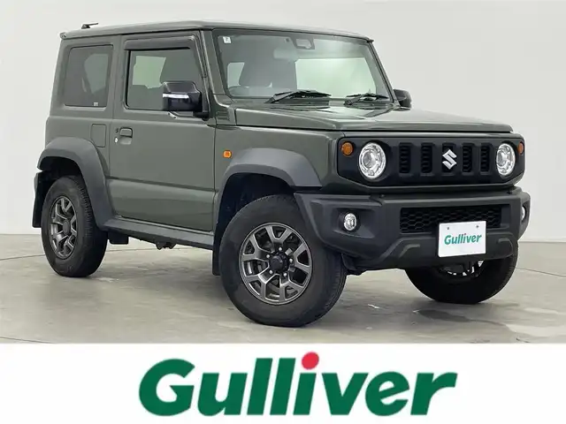 スズキ ジムニー シエラ JC 富山県 2020(令2)年 5万km ジャングルグリーン ４WD/純正ナビ（CD　DVD　bluetooth）/バックカメラ/ETC/衝突軽減ブレーキ/レーンキープ/前席シートヒーター/スマートキー/プッシュスタート/オートライト/LEDヘッドライト/フォグ/クルーズコントロール/横滑防止装置/純正マット・バイザー/保証書、取説/スペアキー