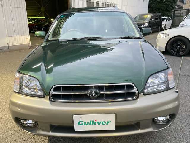 スバル レガシィ ランカスター 神奈川県 1999(平11)年 8万km ダークグリーンマイカ/ウォームグレーオパール ワンオーナー/ハーフレザーシート/MOMO革ウッドコンビステアリング/タワーバー/ウッド調パネル/純正オーディオ/キーレスキー/スペアキー/保証書/取扱説明書