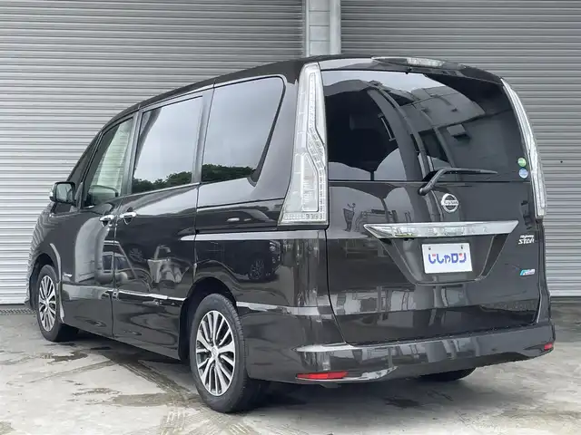 日産 セレナ ハイウェイS G Sハイブリッド 茨城県 2014(平26)年 6.1万km タイガーアイブラウン (株)IDOMが運営する【じしゃロン水戸店】の自社ローン専用車両になりますこちらは現金またはオートローンご利用時の価格です。自社ローンご希望の方は別途その旨お申付け下さい/純正ナビ/両側パワースライドドア/ＥＴＣ/HIDヘッドライト/スマートキー/スペアキー