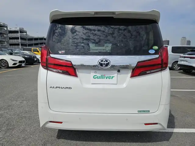 トヨタ アルファード X 香川県 2019(平31)年 4.6万km ホワイトパールクリスタルシャイン 〇社外９インチナビ/〇フルセグTV/〇Bluetooth/〇バックカメラ/〇ビルトインETC/〇ドライブレコーダー/〇パワースライドドア（両側）/○セーフティセンス/・プリクラッシュセーフティ/・ロードサインアシスト/・レーダークルーズコントロール/・レーントレーシングアシスト/・オートマチックハイビーム/○クリアランスソナー/バックソナー/〇LEDヘッドランプ/〇オートライト/〇フォグランプ/〇純正16インチアルミ/〇革巻きステアリングホイール/〇前後左右独立温度調整オートエアコン/〇スマートエントリー/〇禁煙車