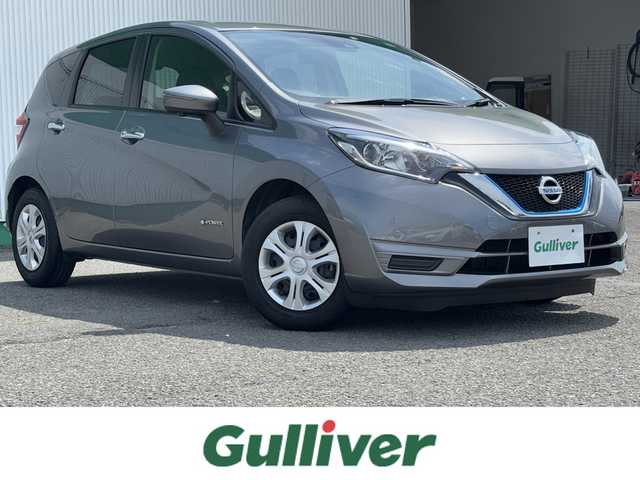 日産 ノート e－パワー B 徳島県 2020(令2)年 1.8万km ダークメタルグレー carrozzeria7インチナビ　AVIC-RZ003/（AM/FM/BT/iPod/USB/SD）/バックカメラ/全周囲カメラ/デジタルインナーミラー/ETC/クリアランスソナー/踏み間違い衝突防止アシスト/プッシュスタート/スマートキー/スペアキー