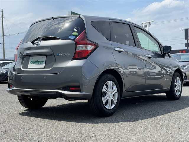 日産 ノート e－パワー B 徳島県 2020(令2)年 1.8万km ダークメタルグレー carrozzeria7インチナビ　AVIC-RZ003/（AM/FM/BT/iPod/USB/SD）/バックカメラ/全周囲カメラ/デジタルインナーミラー/ETC/クリアランスソナー/踏み間違い衝突防止アシスト/プッシュスタート/スマートキー/スペアキー