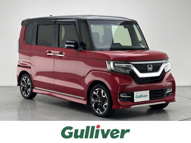 ホンダ Ｎ ＢＯＸ カスタム G L ターボ ホンダセンシング 兵庫県 2018(平30)年 5.4万km ミラノレッド 純正SDナビ/・BT/・CD/DVD/クルーズコントロール追従あり/レーンアシスト/カーテンエアバック/車線逸脱警報/バックカメラ/レーダーブレーキ/前後ドラレコ/ETC