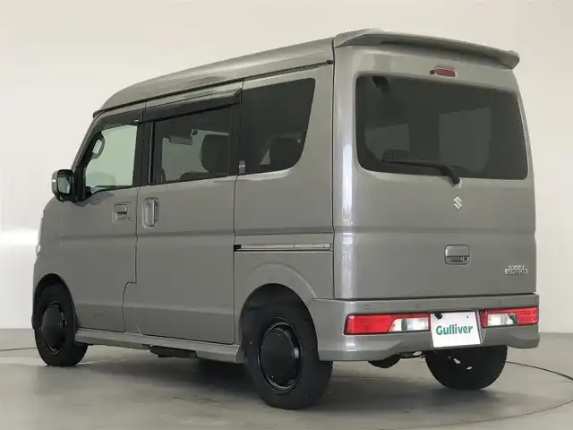 スズキ エブリィ ワゴン PZターボ スペシャル 愛知県 2024(令6)年 1.3万km モスグレーメタリック ワンオーナー/社外ナビ/（Bluetooth/フルセグTV/CD/DVD）/バックカメラ/ETC/フロアマット/両側パワースライドドア/オートライト/オートマチックハイビーム/衝突被害軽減システム/ドアバイザー/4WD/USB/純正LEDライト