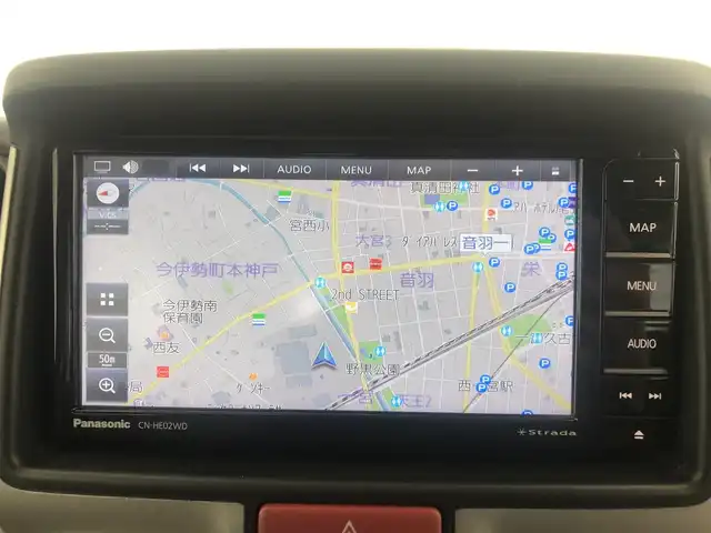 スズキ エブリィ ワゴン PZターボ スペシャル 愛知県 2024(令6)年 1.3万km モスグレーメタリック ワンオーナー/社外ナビ/（Bluetooth/フルセグTV/CD/DVD）/バックカメラ/ETC/フロアマット/両側パワースライドドア/オートライト/オートマチックハイビーム/衝突被害軽減システム/ドアバイザー/4WD/USB/純正LEDライト