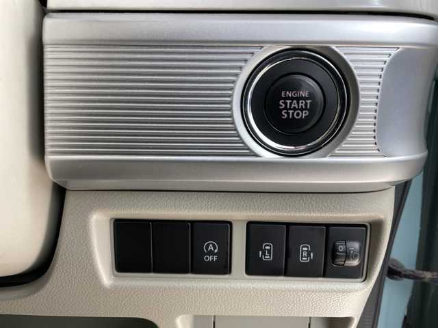 スズキ スペーシア HYBRID X 道央・札幌 2018(平30)年 6万km オフブルーメタリック/ホワイト2トーン ・4WD/・デュアルカメラブレーキサポート/・衝突被害軽減ブレーキ/・社外ナビ（CN-05WD）/・BT/CD/DVD/SD/フルセグTV/・両側パワースライドドア/・前席シートヒーター/・社外エンジンスターター/・車線逸脱防止機能/・ルーフレール/・社外ドライブレコーダー前方/・プッシュスタート/・スマートキー×2/・ETC