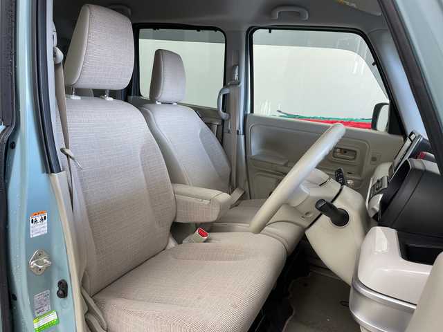 スズキ スペーシア HYBRID X 道央・札幌 2018(平30)年 6万km オフブルーメタリック/ホワイト2トーン ・4WD/・デュアルカメラブレーキサポート/・衝突被害軽減ブレーキ/・社外ナビ（CN-05WD）/・BT/CD/DVD/SD/フルセグTV/・両側パワースライドドア/・前席シートヒーター/・社外エンジンスターター/・車線逸脱防止機能/・ルーフレール/・社外ドライブレコーダー前方/・プッシュスタート/・スマートキー×2/・ETC