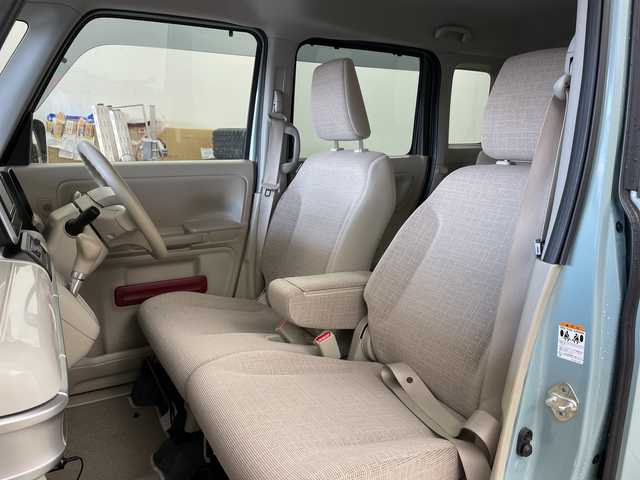 スズキ スペーシア HYBRID X 道央・札幌 2018(平30)年 6万km オフブルーメタリック/ホワイト2トーン ・4WD/・デュアルカメラブレーキサポート/・衝突被害軽減ブレーキ/・社外ナビ（CN-05WD）/・BT/CD/DVD/SD/フルセグTV/・両側パワースライドドア/・前席シートヒーター/・社外エンジンスターター/・車線逸脱防止機能/・ルーフレール/・社外ドライブレコーダー前方/・プッシュスタート/・スマートキー×2/・ETC