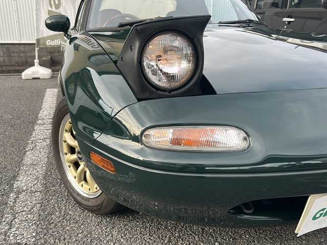 ユーノス ロードスター Vスペシャル 岐阜県 1990(平2)年 6.4万km Ｄグリーン ワンオーナー/社外ナビ/FM/AM/Bluetooth/AUX/DiscAudio/USBAudio/iPodAudio/レザーシート/ウッドステアリング/ETC/純正マット/スペアタイヤ純正４本