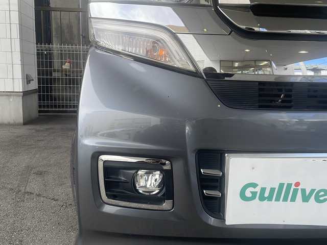 ホンダ Ｎ ＢＯＸ カスタム G ターボSSパッケージ 京都府 2017(平29)年 5.7万km シャイニンググレーM 社外SDナビ/（フルセグTV・CD・DVD・BT）/クルーズコントロール/横滑り防止システム/パドルシフト/黒レザーシート/前席シートヒーター/純正15インチAW/ETC/スペアキー有