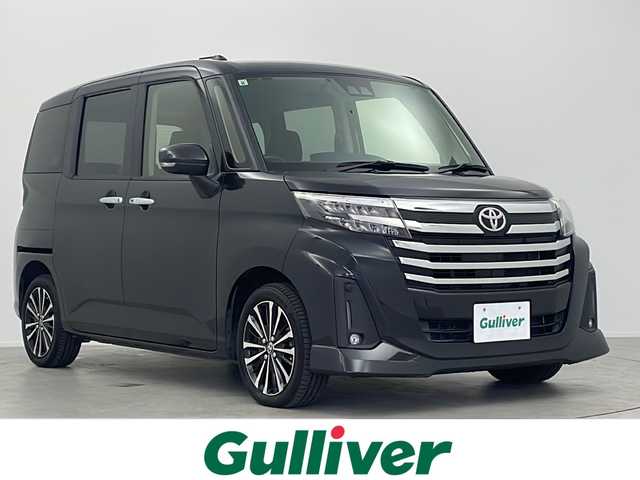 トヨタ ルーミー カスタムG－T 大阪府 2021(令3)年 5.2万km ブラックマイカメタリック 純正ナビ/・フルセグTV/・Bluetooth/社外センターコンソール/両側パワースライドドア/オートホールド/バックカメラ/プリクラッシュセーフティ/レーダークルーズコントロール/前後コーナーセンサー/前後シートヒーター/ビルトインETC/保証書/取扱説明書/点検記録簿