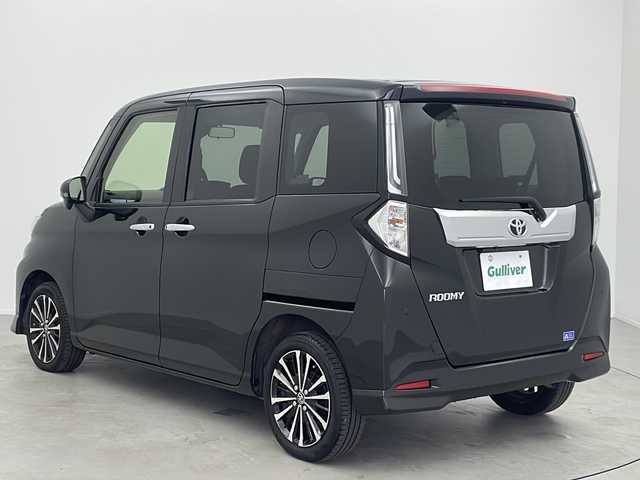 トヨタ ルーミー カスタムG－T 大阪府 2021(令3)年 5.2万km ブラックマイカメタリック 純正ナビ/・フルセグTV/・Bluetooth/社外センターコンソール/両側パワースライドドア/オートホールド/バックカメラ/プリクラッシュセーフティ/レーダークルーズコントロール/前後コーナーセンサー/前後シートヒーター/ビルトインETC/保証書/取扱説明書/点検記録簿