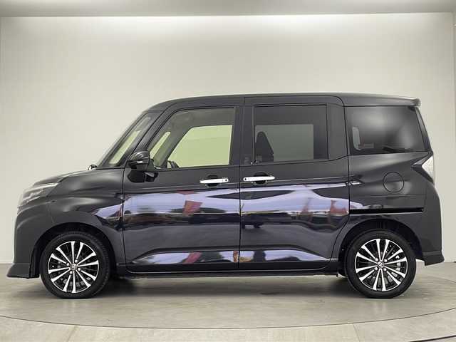 トヨタ ルーミー カスタムG－T 大阪府 2021(令3)年 5.2万km ブラックマイカメタリック 純正ナビ/・フルセグTV/・Bluetooth/社外センターコンソール/両側パワースライドドア/オートホールド/バックカメラ/プリクラッシュセーフティ/レーダークルーズコントロール/前後コーナーセンサー/前後シートヒーター/ビルトインETC/保証書/取扱説明書/点検記録簿