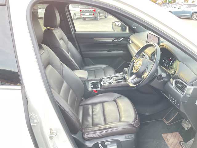 マツダ ＣＸ－５ XD エクスクルーシブモード 山梨県 2021(令3)年 5.4万km スノーフレイクホワイトパールマイカ 純正ナビ　/全方位カメラ　/ＬＥＤライト　/クルーズコントロール　/ＥＴＣ　/レーンキープアシスト　/全席シートヒーター　/エアシート　/前後コーナーセンサー　/ターボ　/ステアリングリモコン/パワーバックドア