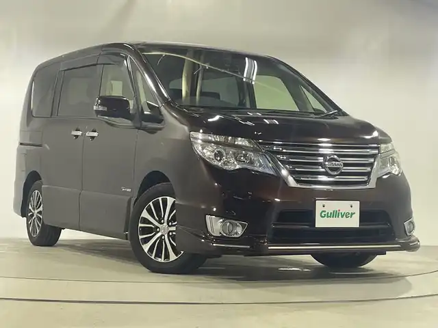 日産 セレナ HWS S HV Vセレ +SeftyⅡ 神奈川県 2016(平28)年 2.8万km インペリアルアンバーP 純正ディーラーオプションSDナビ【MC315D-W】/Bluetooth・CD・DVD・USB・SD・iPod/アラウンドビューモニター/ディスプレイ付き防眩式ルームミラー/両側ワンタッチオートスライドドア/クルーズコントロール/スマートキー/前側ドライブレコーダー/ビルトインETC/社外フロアマット/LEDヘッドランプ/オートライト/純正16インチアルミホイール/アイドリングストップ/ウォークスルー/車線逸脱警報/ふらつき警報/踏み間違い衝突防止アシスト/取扱説明書