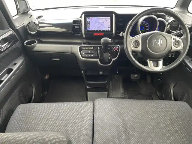 ホンダ Ｎ ＢＯＸ カスタム G ターボSSパッケージ 群馬県 2014(平26)年 4.8万km スマートブラック ターボ/パナソニックナビ/両側パワースライドドア/バックカメラ/ドライブレコーダー/ETC/クルーズコントロール/パドルシフト/ステアリングスイッチ/スマートキー×2