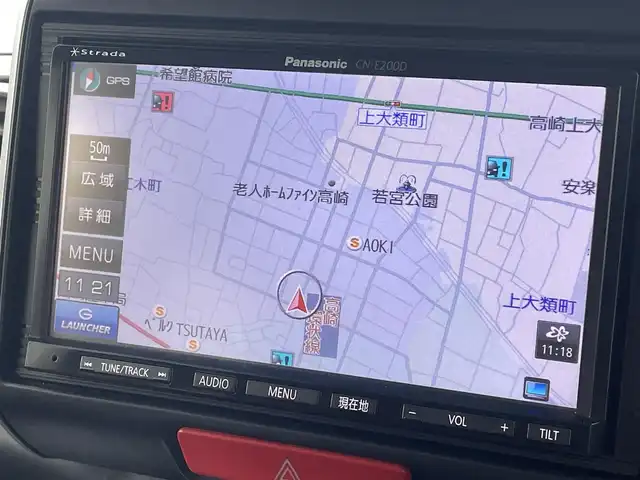 ホンダ Ｎ ＢＯＸ カスタム G ターボSSパッケージ 群馬県 2014(平26)年 4.8万km スマートブラック ターボ/パナソニックナビ/両側パワースライドドア/バックカメラ/ドライブレコーダー/ETC/クルーズコントロール/パドルシフト/ステアリングスイッチ/スマートキー×2
