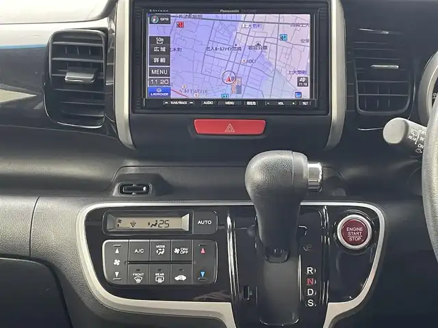 ホンダ Ｎ ＢＯＸ カスタム G ターボSSパッケージ 群馬県 2014(平26)年 4.8万km スマートブラック ターボ/パナソニックナビ/両側パワースライドドア/バックカメラ/ドライブレコーダー/ETC/クルーズコントロール/パドルシフト/ステアリングスイッチ/スマートキー×2