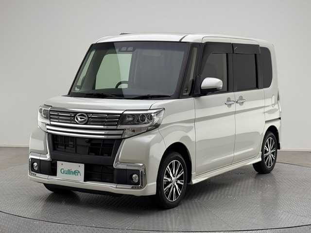 ダイハツ タント カスタムX トップED LTD SAⅢ 兵庫県 2018(平30)年 5.7万km パールホワイトⅢ 両側パワースライドドア/衝突軽減ブレーキ/コーナーセンサー/LEDヘッドライト/オートライト/オートハイビーム/LEDフォグライト/ハーフレザーシート/シートヒーター/アイドリングストップ/純正14インチアルミホイール/スマートキー