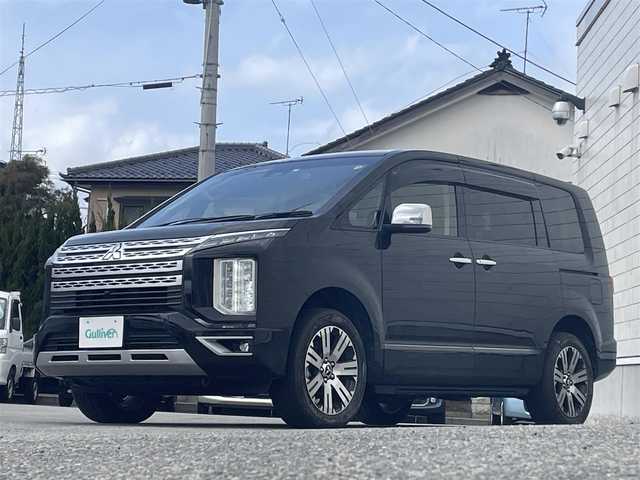 三菱 デリカＤ：５ P 茨城県 2022(令4)年 2.6万km アメジストブラック 4WD/純正10.1インチナビ/　(CD/DVD/HDMI/Bluetooth)/全方位カメラ/両側パワースライドドア/オートステップ/パワーシート/前席シートヒーター/パワーバックドア/レーダークルーズ/パドルシフト/ステアリングヒーター/ブラインドスポットモニター/レーンキープアシスト /i-stop/オートハイビーム/オートLEDヘッドライト/フォグランプ/ETC/スマートキー
