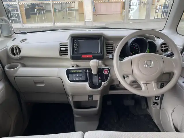 ホンダ Ｎ ＢＯＸ G 宮城県 2014(平26)年 4万km スマートブラック 登録時走行距離39981km/メモリナビ/フルセグテレビ/アイドリングストップ/ドアバイザー/プッシュスタート/スマートキー/両側スライドドア