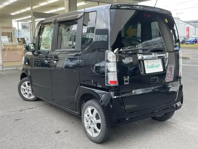 ホンダ Ｎ ＢＯＸ G 宮城県 2014(平26)年 4万km スマートブラック 登録時走行距離39981km/メモリナビ/フルセグテレビ/アイドリングストップ/ドアバイザー/プッシュスタート/スマートキー/両側スライドドア