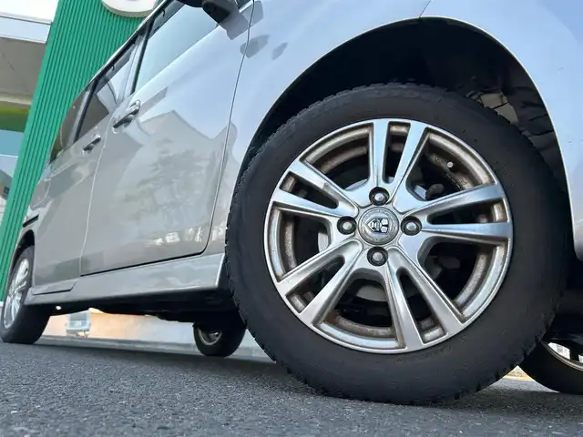 スズキ スペーシア カスタム GS 宮城県 2013(平25)年 10.9万km スチールシルバーM 純正SDナビ/【BT・USB・AUX・ワンセグTV】/バックカメラ/両側スライドドア/純正エアロ/社外14インチAW【純正アルミ積み込み】/アイドリングストップ/ステアリングスイッチ/ウィンカーミラー/オートライト/HIDヘッドライト/フォグライト/スマートキーX２