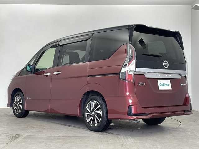 日産 セレナ e－パワー ハイウェイスター V 鹿児島県 2022(令4)年 1.8万km マルーンレッド 2トーン 純正ナビ/（CD/DVD/BT/フルセグ）/純正フリップダウンモニター/プロパイロット/エマージェンシーブレーキ/レーンキープアシスト/アラウンドビューモニター/電動パーキングブレーキ/オートホールド機能/オートライト/オートマチックハイビーム/両側パワースライドドア/ドライブレコーダー/スマートキー/プッシュスタート
