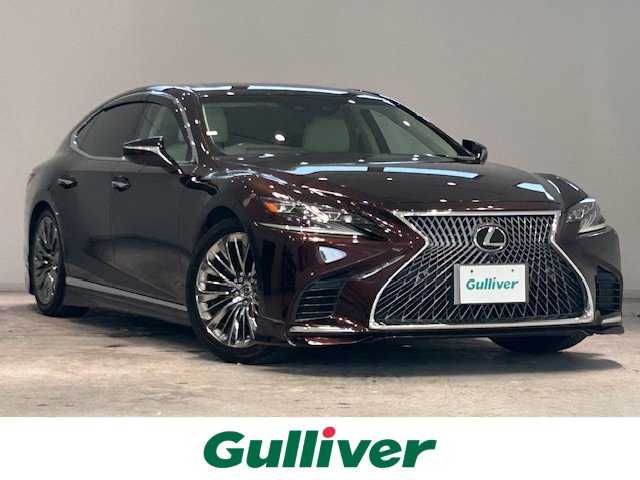 レクサス ＬＳ 500 エグゼクティブ 宮城県 2018(平30)年 5.5万km ソニックアゲート 4WD/ターボ/サンルーフ/TRDエアロ/TRDマフラー/リアエンターテイメントシステム/マークレビンソンサウンド/デジタルインナーミラー/純正ナビ/パノラミックビューモニター/フルセグTV/Bluetooth/CD/DVD/レクサスセーフティシステム＋/・プリクラッシュセーフティ/・レーンキープアシスト/・レーダークルーズコントロール/・アダプティブハイビームシステム/ブラインドスポットモニター/ブレーキホールド/前後コーナーセンサー/パドルシフト/電動リアゲート/ヘッドアップディスプレイ/クールボックス/本革レザーシート/全席エアーシート/全席シートヒーター/全席リラクゼーション機能付き/全席パワーシート/前席シートメモリー/ステアリングヒーター/LEDヘッドライト/オートライト/純正ビルトインETC2.0/純正アルミホイール/純正フロアマット/ドライブレコーダー/