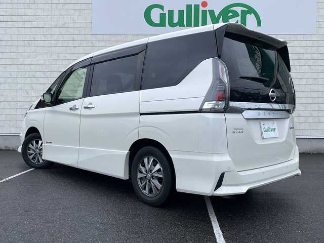 日産 セレナ e－パワー ハイウェイスター V 栃木県 2018(平30)年 3.9万km ブリリアントホワイトパール ワンオーナー/純正ナビ/品番:MM518D-L/Bluetooth/CD/DVD/bl/USB/ipod/HDMI/全方位カメラ/純正ドライブレコーダー/ETC/追従型クルーズコントロール/プロパイロット/インテリジェント エマージェンシーブレーキ/車線逸脱警報/横滑り防止装置/電動パーキングブレーキ/オートブレーキホールド/ハンドルヒーター/本革巻きステアリング/前席シートヒーター/両側パワースライドドア/ハンズフリースライドドア/後席ドリンクホルダー/後席USB/取扱説明書/保証書