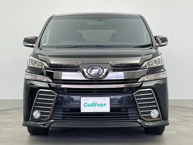 トヨタ ヴェルファイア Z Aエディション ゴールデンアイズ 新潟県 2016(平28)年 9.6万km ブラック 純正メモリナビ【NSZT-Y66T】/　フルセグTV/Bluetooth/CD/DVD/トヨタセーフティセンス/・プリクラッシュセーフティ/・レーントレーシングアシスト/・レーダークルーズコントロール/・アダプティブハイビームシステム/・ロードサインアシスト/前後コーナーセンサー/フリップダウンモニター/パワーバックドア/両側パワースライドドア/ハーフレザーシート/バックモニター/ビルトインETC2.0/LEDヘッドライト/横滑り防止装置