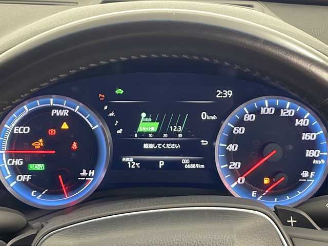 トヨタ クラウン ハイブリッド RS アドバンス Four 秋田県 2018(平30)年 6.7万km プレシャスブラックパール ４WD/サンルーフ/白革シート/純正ナビ（DVD/BT/Miracast/フルセグTV)/バックカメラ/純正ドライブレコーダー/ビルトインETC/USBポート/電動パーキングブレーキ/オートブレーキホールド/トヨタセーフティセンス/レーダークルーズコントロール/オートマチックハイビーム/ヘッドアップディスプレイ/クリアランスソナー/横滑り防止装置/前席パワーシート/前席シートヒーター＆エアシート/ステアリングヒーター/ドアミラーヒーター/本革巻きステアリング/パドルシフト/ステアリングリモコン/LEDライト/フォグランプ/純正フロアマット/純正ドアバイザー/W/サイド/カーテン/ニー/エアバッグ