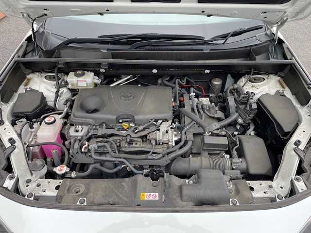 トヨタ ＲＡＶ４ ハイブリットX 茨城県 2021(令3)年 6.2万km ホワイトパールクリスタルシャイン 純正ナビ　/衝突軽減システム　/バックカメラ　/コーナーセンサー前後　/ブラインドスポットモニター　/ＬＥＤヘッドライト　/純正アルミホイール　/ＥＴＣ　/プッシュスタート　/オートマチックハイビーム　/レーンキープアシスト/パーキングアシスト/スペアキー