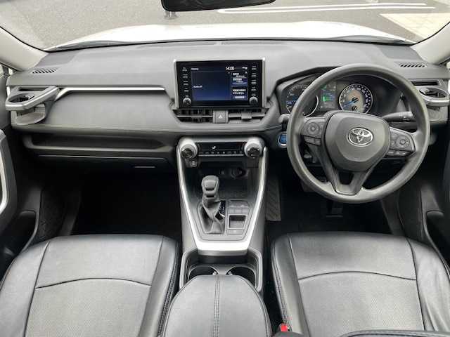 トヨタ ＲＡＶ４ ハイブリットX 茨城県 2021(令3)年 6.2万km ホワイトパールクリスタルシャイン 純正ナビ　/衝突軽減システム　/バックカメラ　/コーナーセンサー前後　/ブラインドスポットモニター　/ＬＥＤヘッドライト　/純正アルミホイール　/ＥＴＣ　/プッシュスタート　/オートマチックハイビーム　/レーンキープアシスト/パーキングアシスト/スペアキー