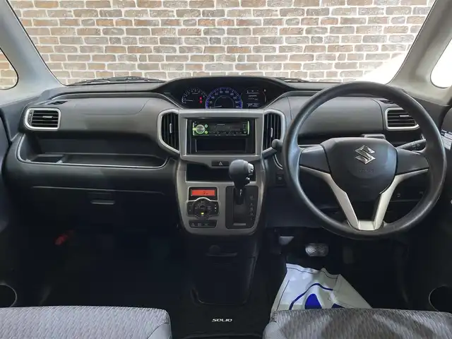 スズキ ソリオ HV MX 岩手県 2015(平27)年 7.8万km クリアライムM ４WD/左側パワースライドドア/前席シートヒーター/ロールサンシェード/横滑り防止装置/アイドリングストップ/オートエアコン/ヒーター付きドアミラー/プッシュスタート・スペアキー/CDオーディオ/ETC/助手席アンダーボックス/ヘッドライトレベライザー/純正１５インチアルミホイール/純正フロアマット/サイドエアバッグ/ドアバイザー